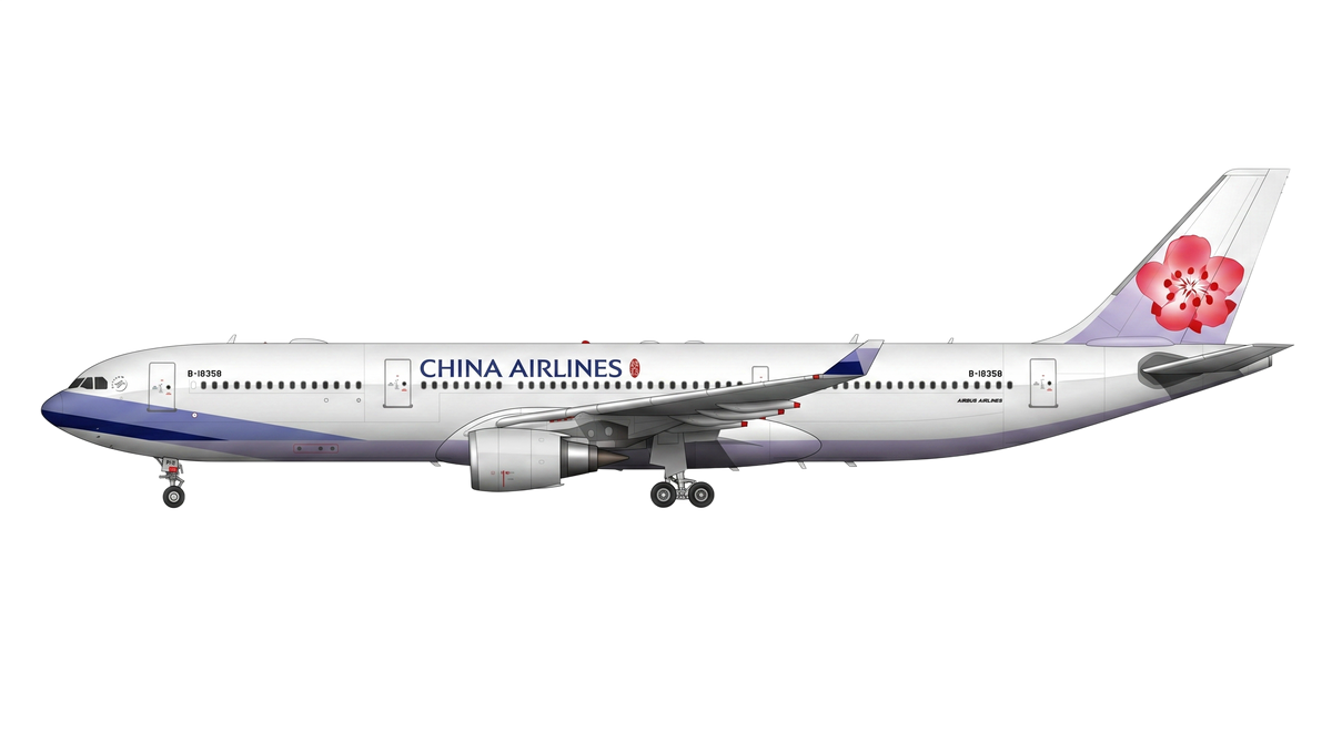 China Airlines Airbus A330/A340 livery