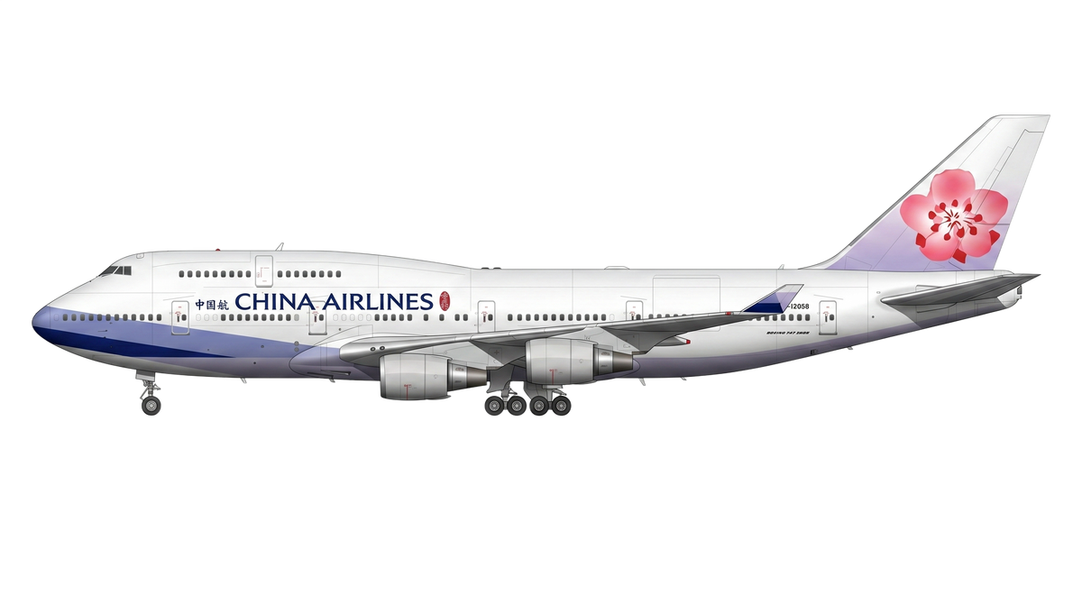 China Airlines Boeing 747 livery