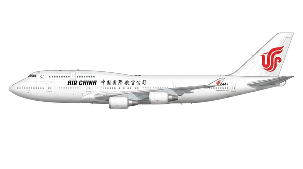 Air China Boeing 747 livery