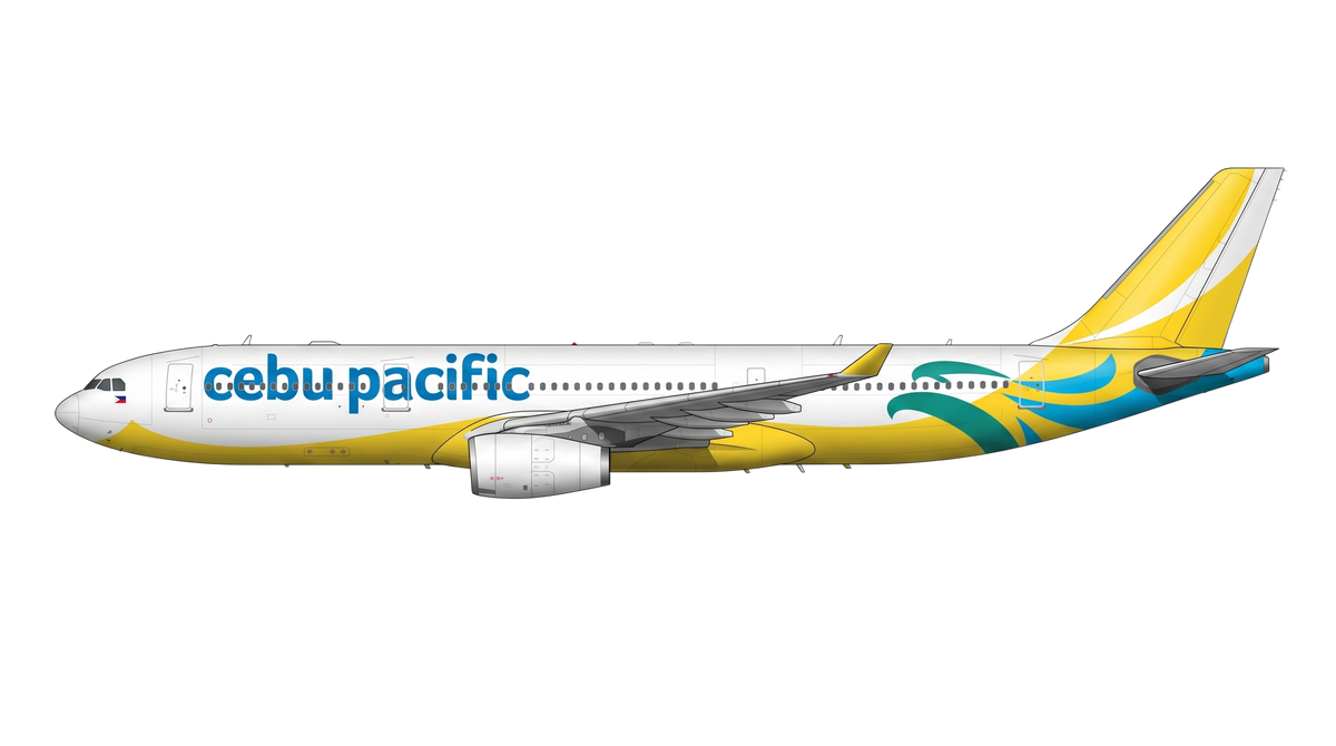 Cebu Pacific Air Airbus A330/A340 livery