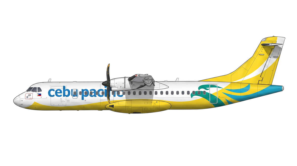 Cebu Pacific Air ATR 42/72 livery