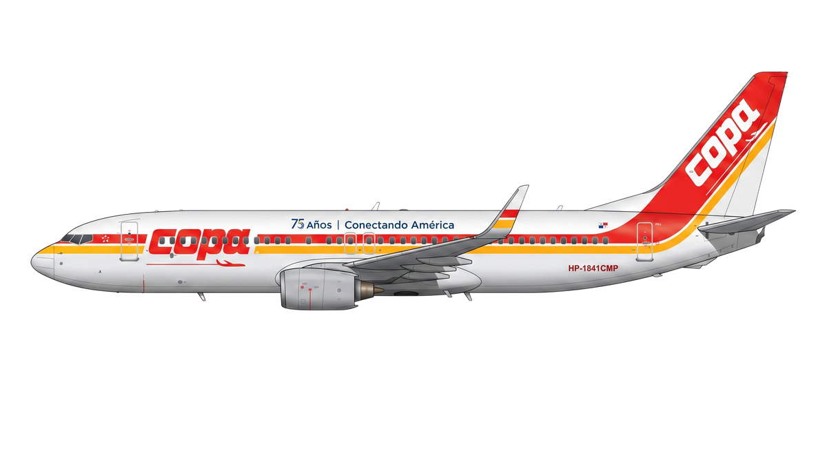 Copa Airlines Boeing 737 NG livery