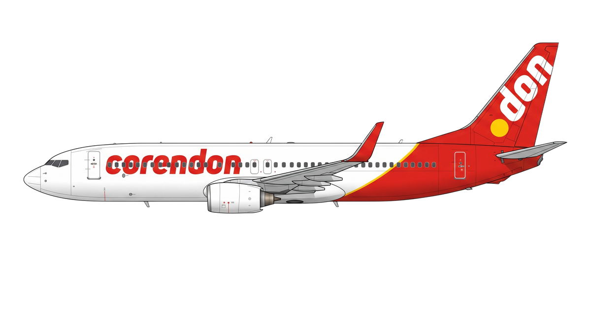Corendon Dutch Airlines B.V. Boeing 737 NG livery
