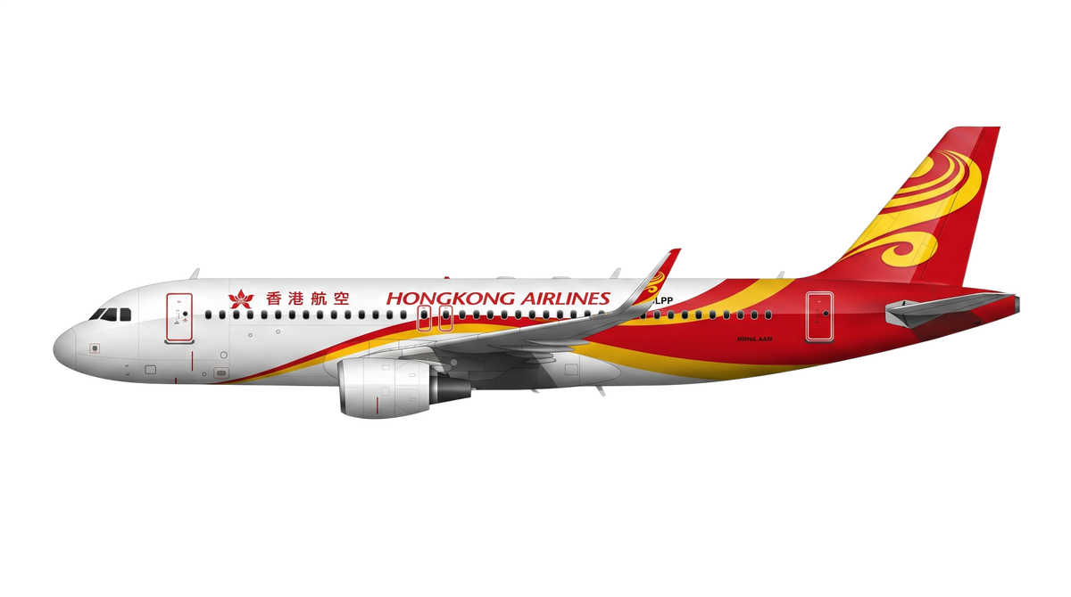 Hong Kong Airlines Airbus A318/A319/A32 livery