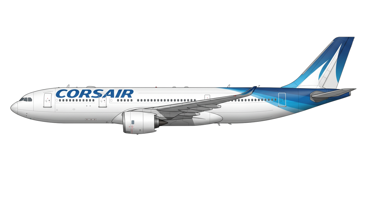 Corsair International Airbus A330/A340 livery