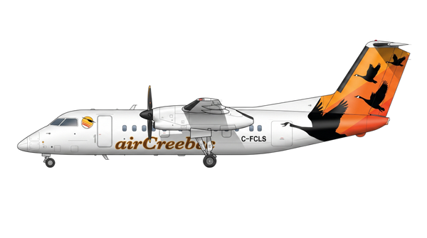 Air Creebec (1994) Inc. Bombardier DHC-8-100 livery
