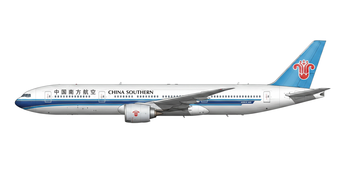 China Southern Airlines Boeing 777 livery
