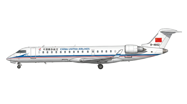 China United Airlines Bombardier CRJ-700 livery