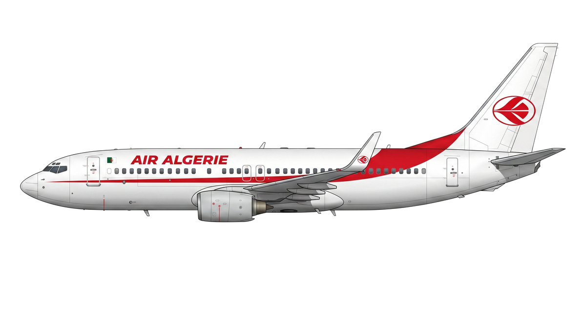 Air Algerie Boeing 737 NG livery