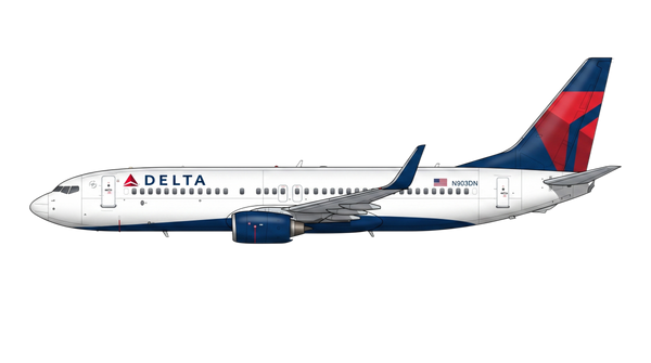 Delta Air Lines Boeing 737 NG livery