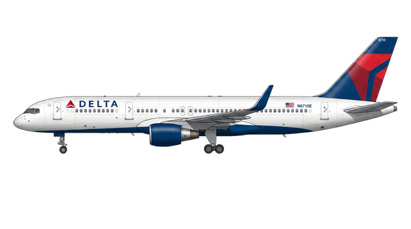 Delta Air Lines Boeing 757 livery