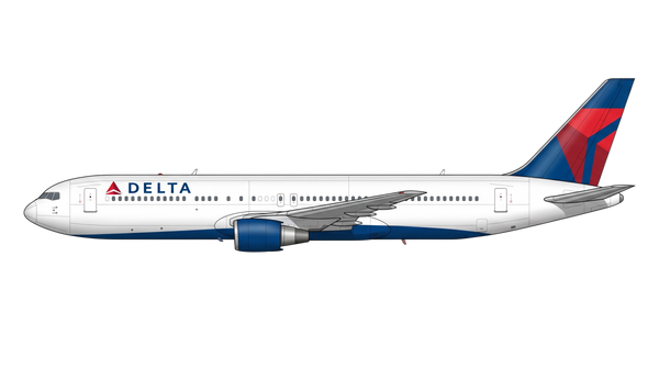 Delta Air Lines Boeing 767 livery