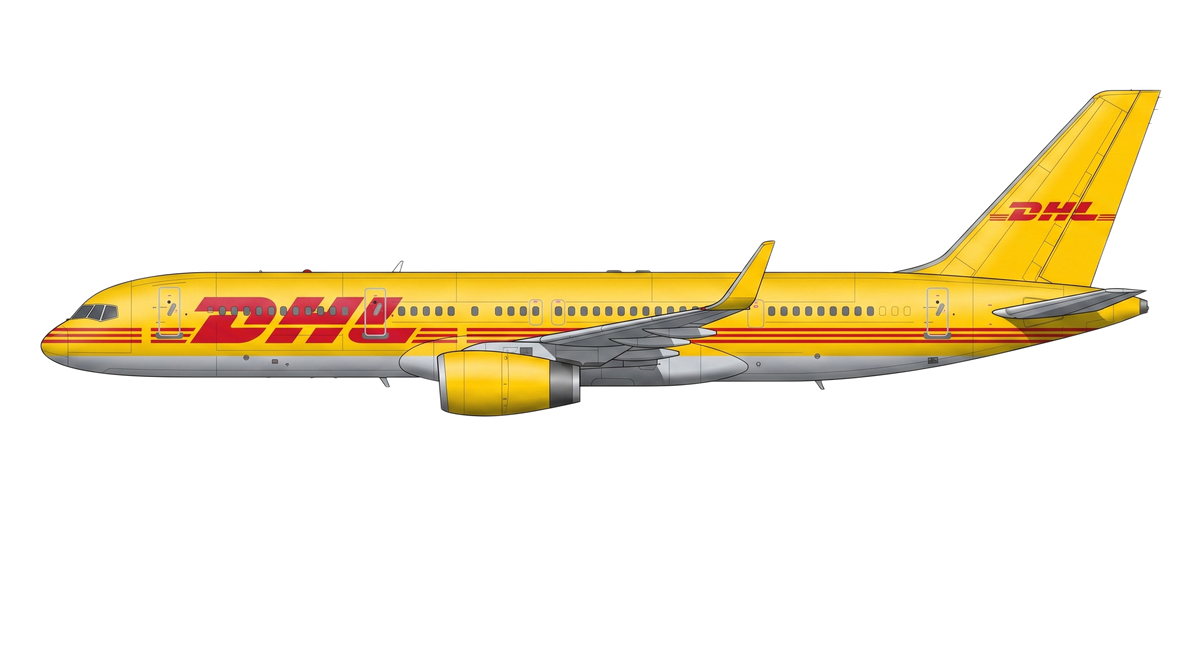 DHL Air Boeing 757 livery