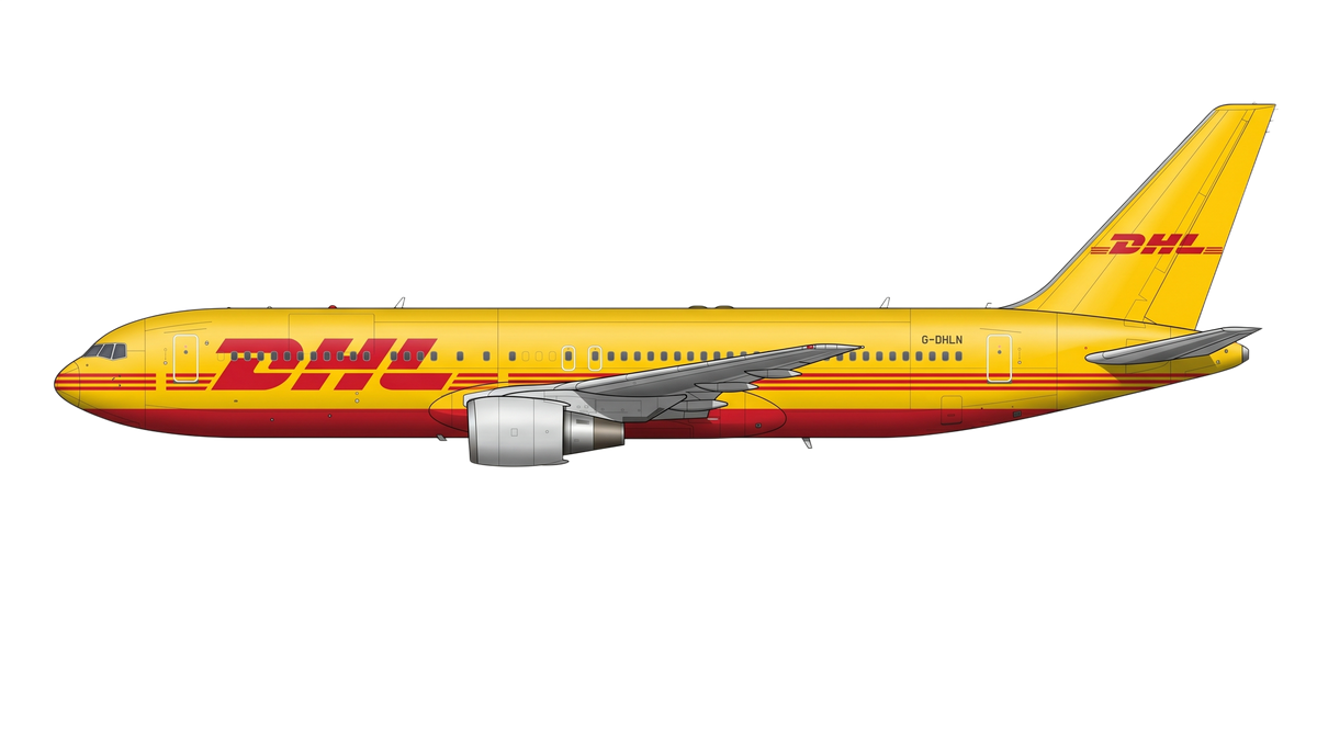 DHL Air Boeing 767 livery