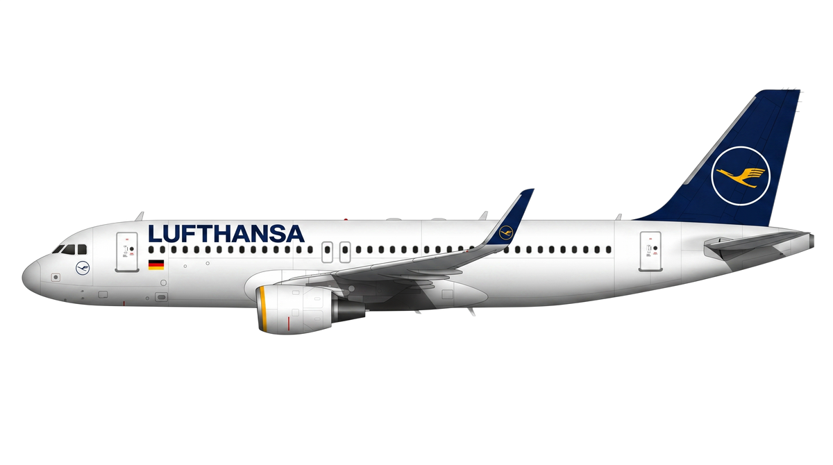 Lufthansa Airbus A318/A319/A32 livery