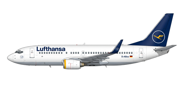 Lufthansa Boeing 737 Classic livery