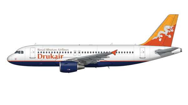 Druk Air Corporation Ltd. Airbus A318/A319/A32 livery