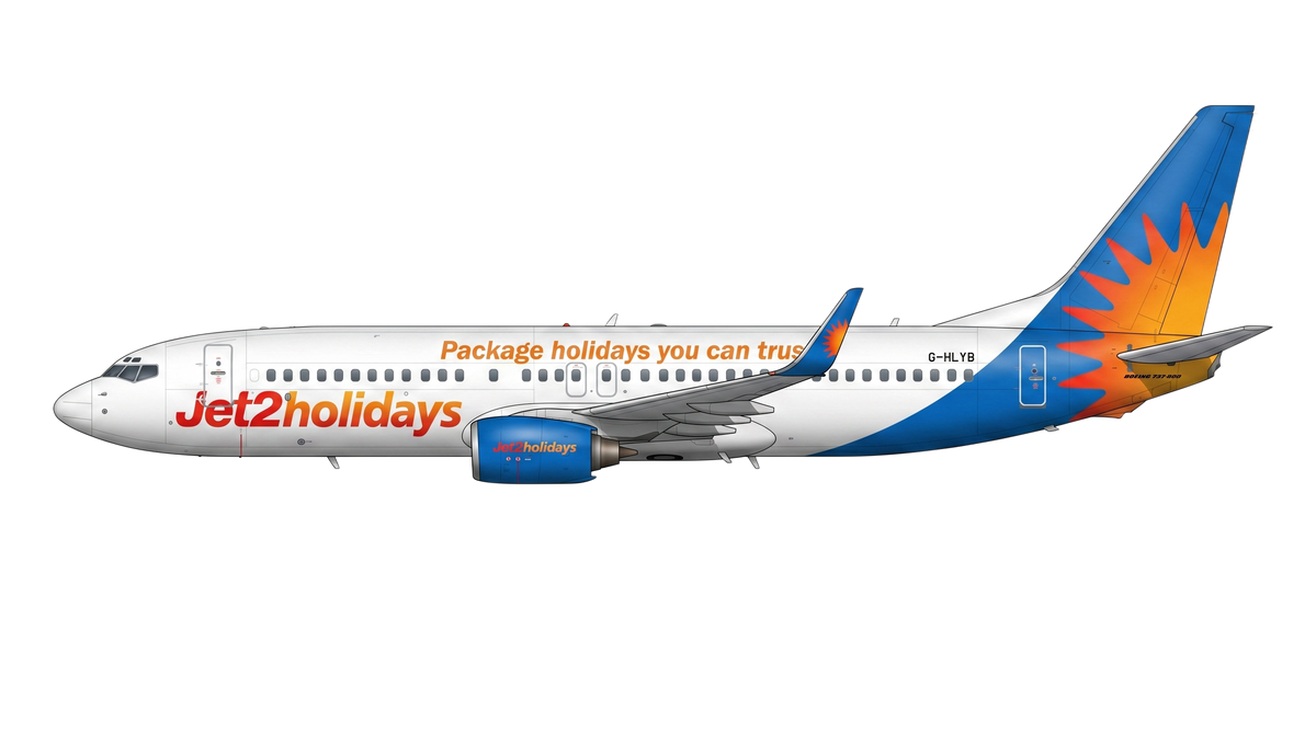 Jet2 Boeing 737 Classic livery