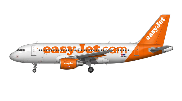 Easyjet Airline Company Limited Airbus A318/A319/A32 livery