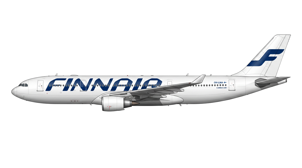 Finnair Airbus A330/A340 livery