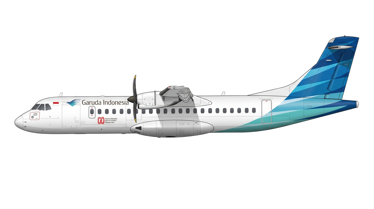 Garuda ATR 42/72 livery