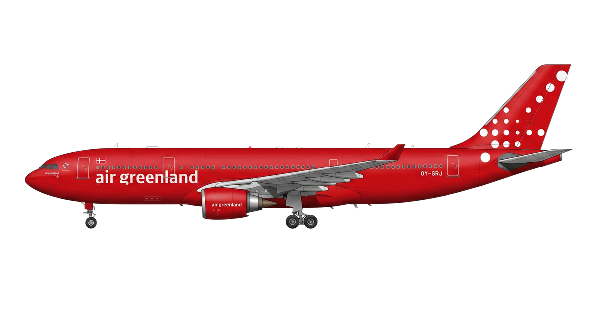 Air Greenland A/S Airbus A330/A340 livery
