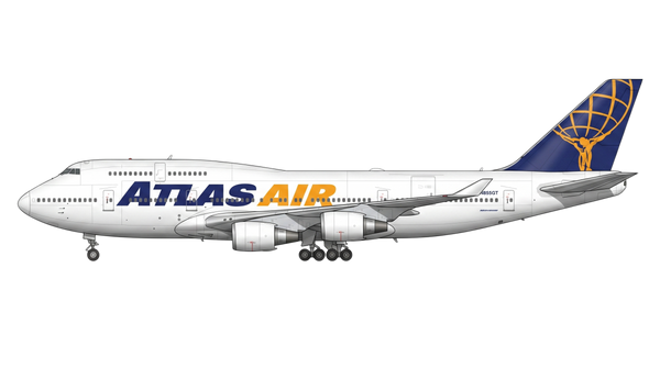 Atlas Air Boeing 747 livery