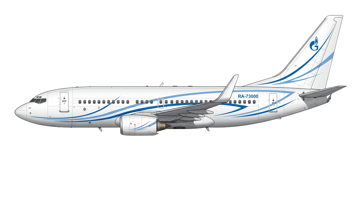 Gazpromavia Aviation Company Ltd. Boeing 737 NG livery