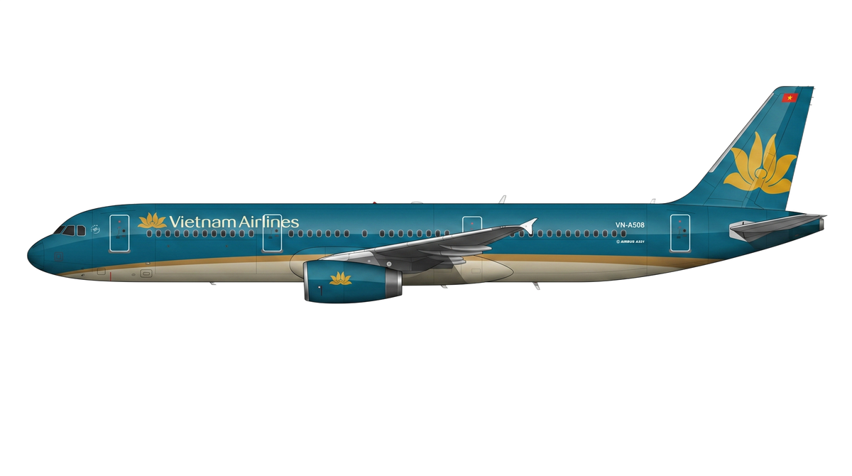 Vietnam Airlines Airbus A318/A319/A32 livery