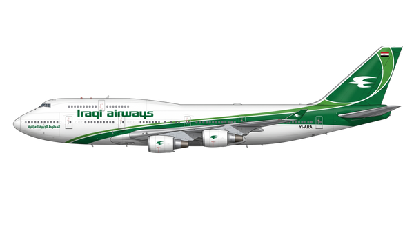 Iraqi Airways Boeing 747 livery