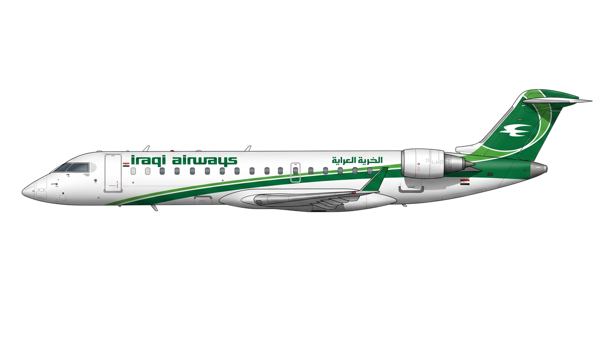 Iraqi Airways Bombardier CRJ-900 livery