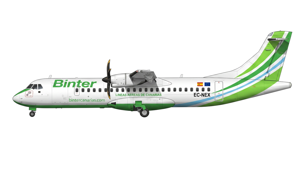 Binter Canarias ATR 42/72 livery