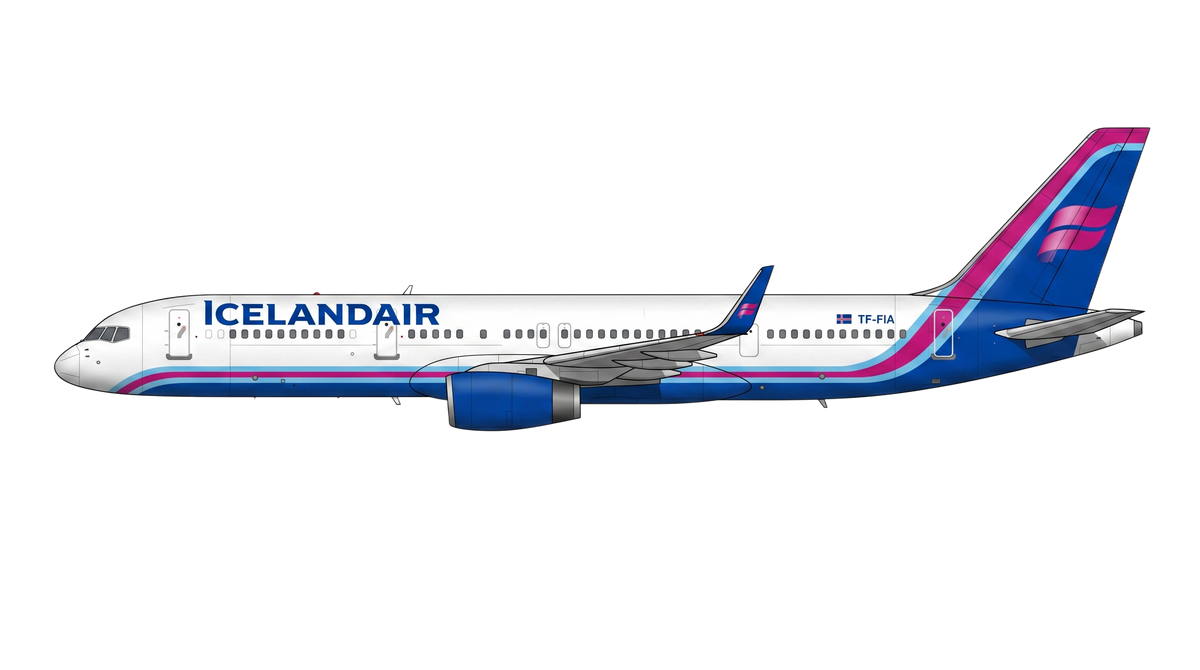 Icelandair Boeing 757 livery