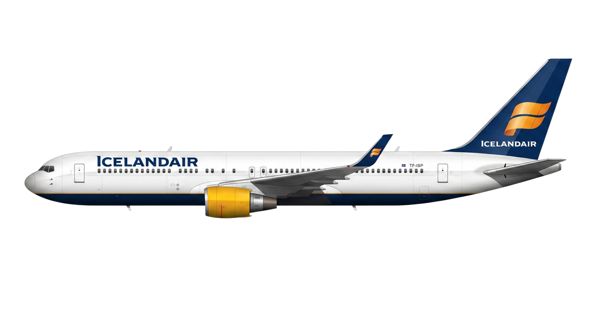 Icelandair Boeing 767 livery
