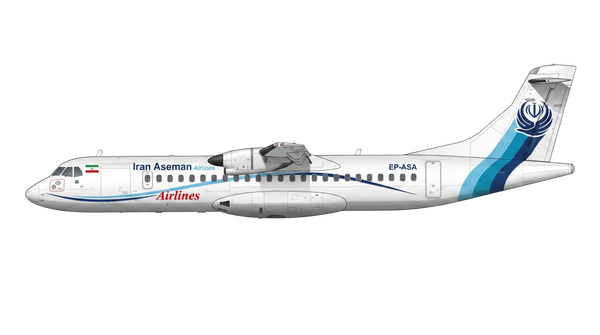 Iran Aseman Airlines ATR 42/72 livery