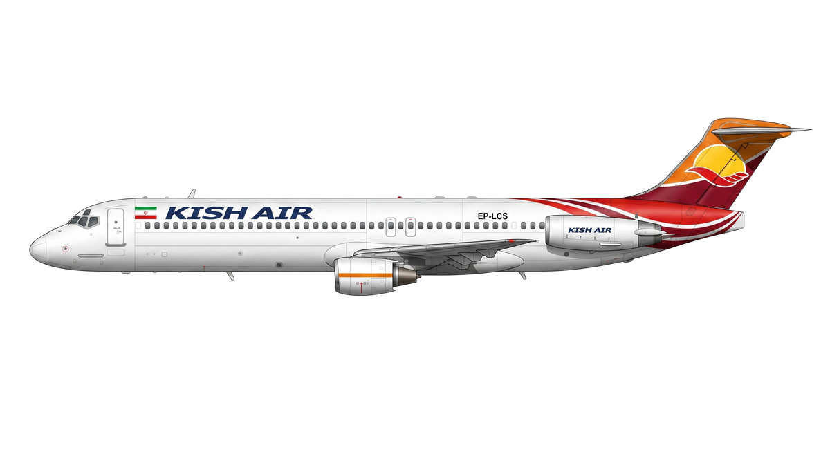 Kish Air McDonnell Douglas DC livery