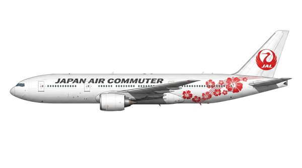 Japan Airlines Boeing 777 livery