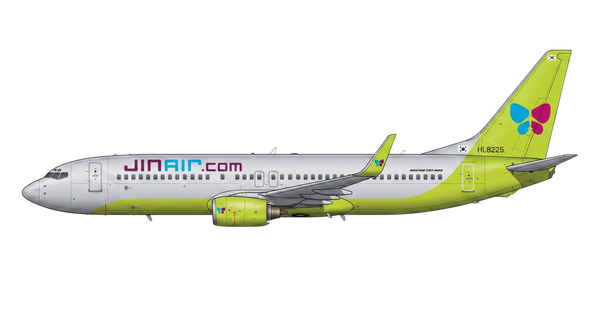 Jin Air Boeing 737 NG livery