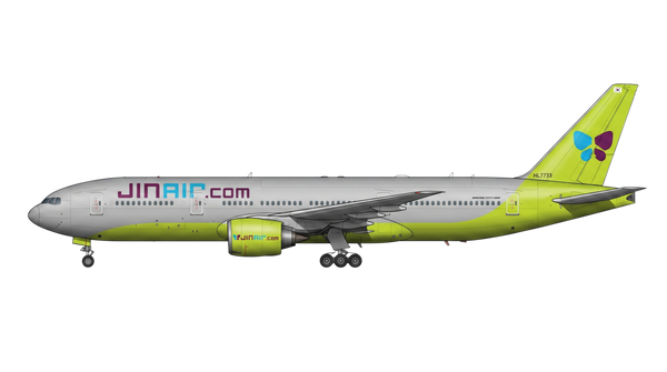 Jin Air Boeing 777 livery