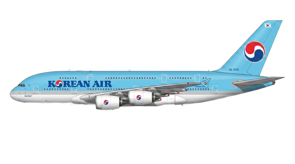Korean Air Airbus A380 livery