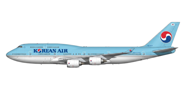 Korean Air Boeing 747 livery