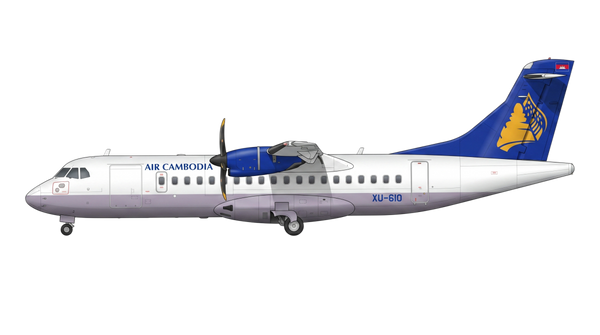 Cambodia Angkor Air ATR 42/72 livery