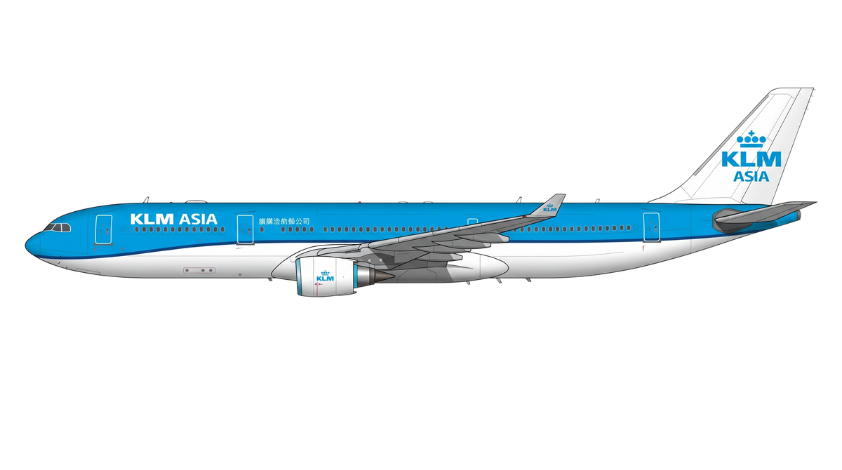 KLM Airbus A330/A340 livery
