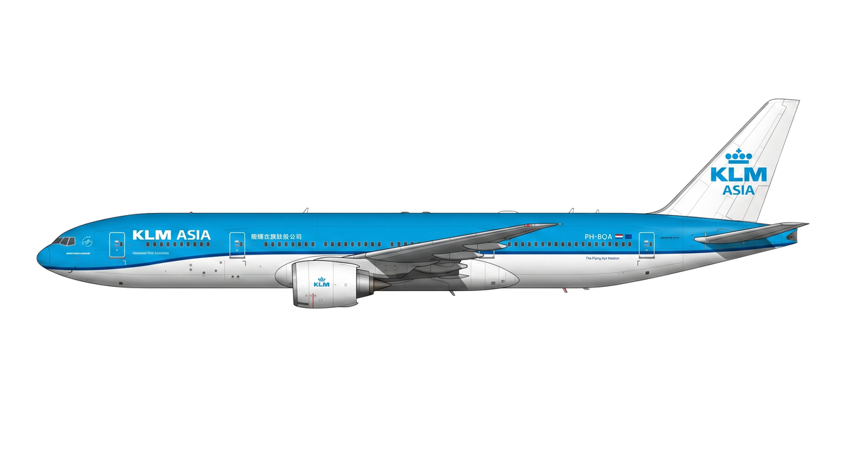 KLM Boeing 777 livery
