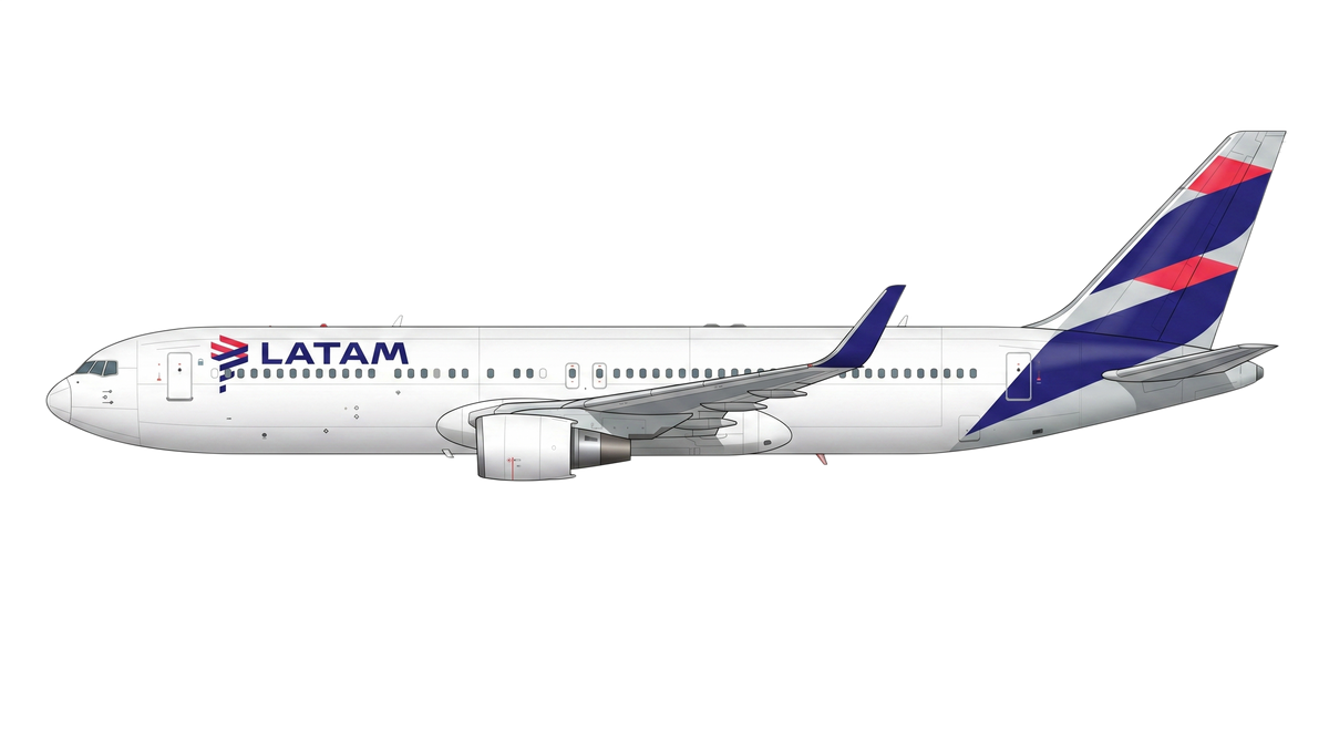 LATAM Airlines Chile Boeing 767 livery