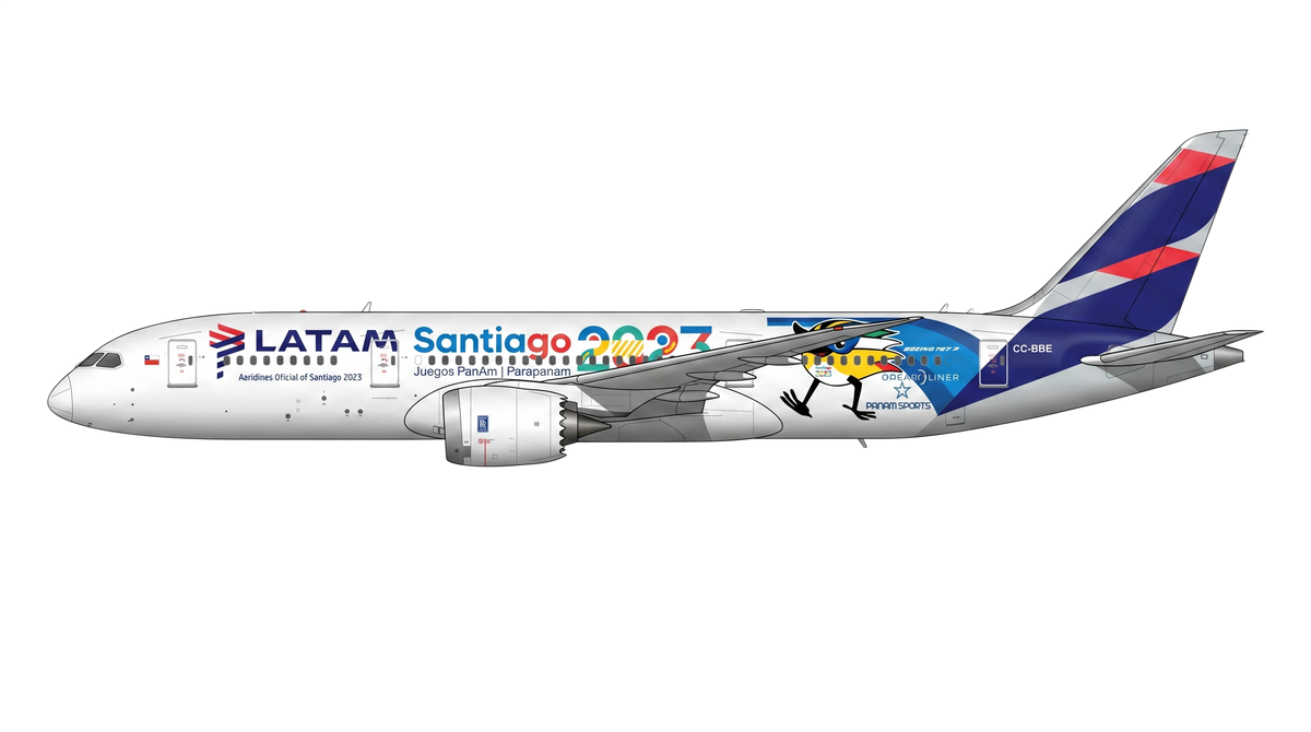 LATAM Airlines Chile Boeing 787 livery
