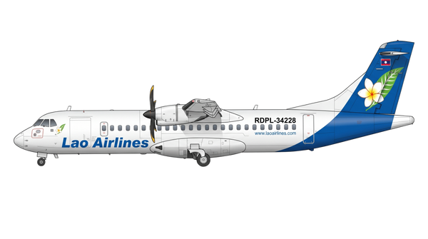 Lao Airlines ATR 42/72 livery