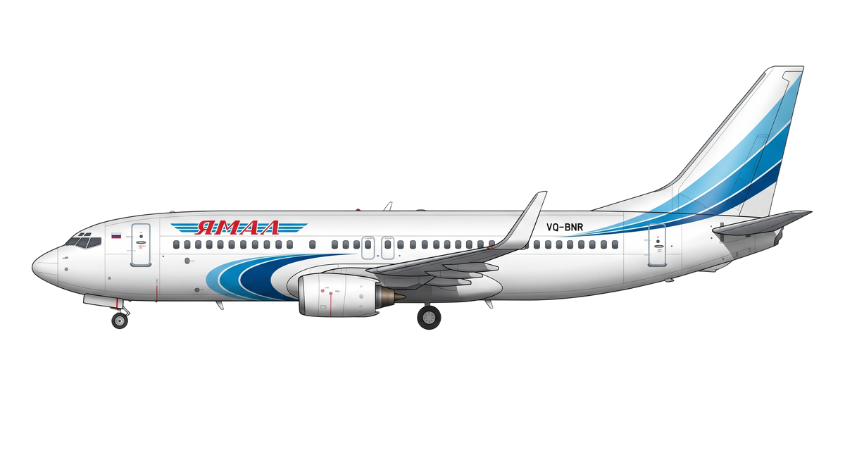 Joint-Stock Company "Yamal Airlines" Boeing 737 Classic livery