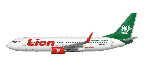 Lion Air Boeing 737 NG livery