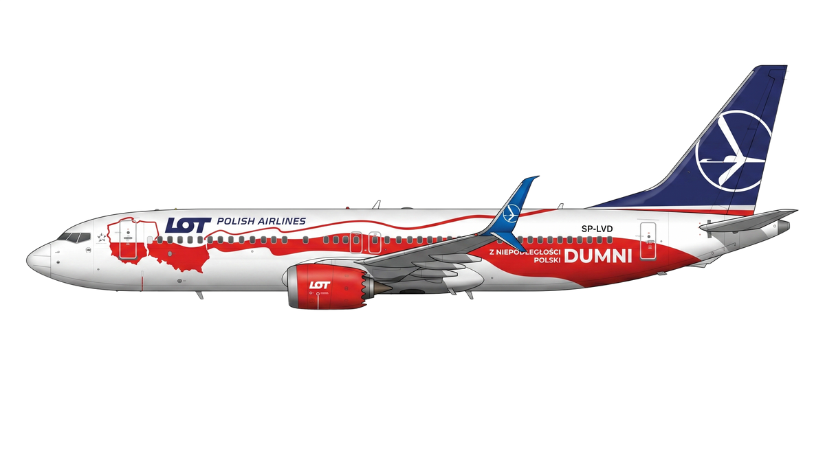 LOT Polish Airlines Boeing 737 Classic livery